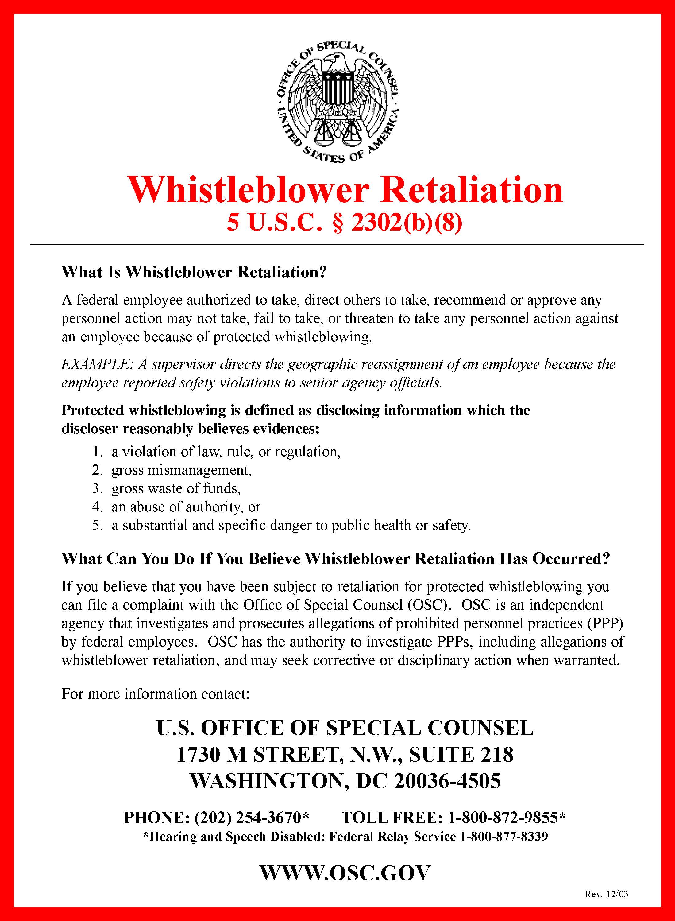graphic for whistle blower